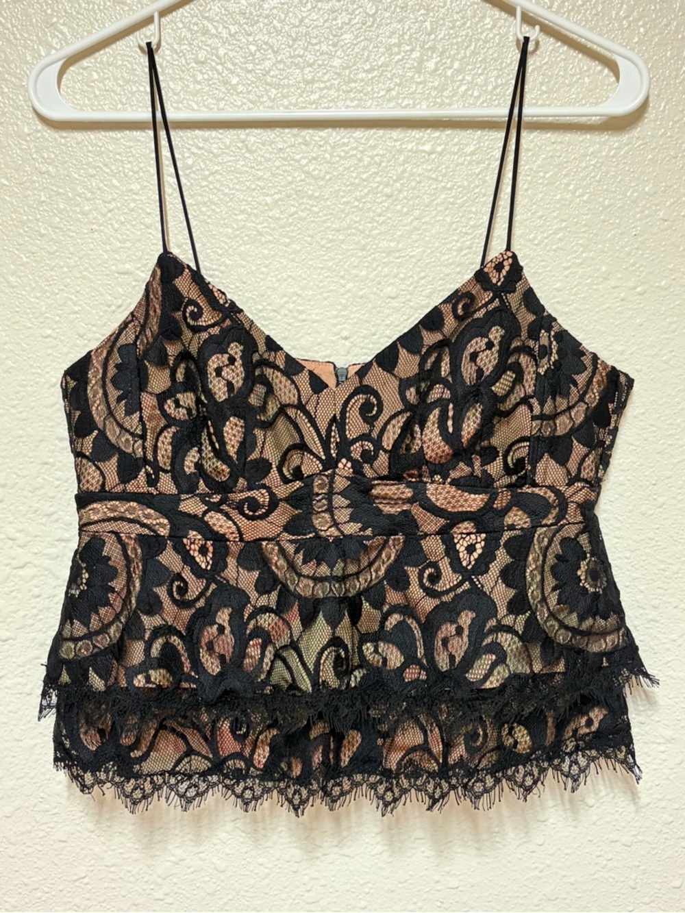 Nanette Lepore Black Lace Overlay